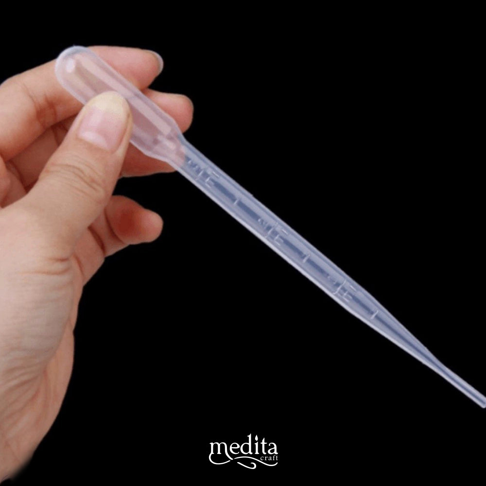 3 ML Plastik Ölçü Pipeti | Mum ve Sabun Yapımı İçin