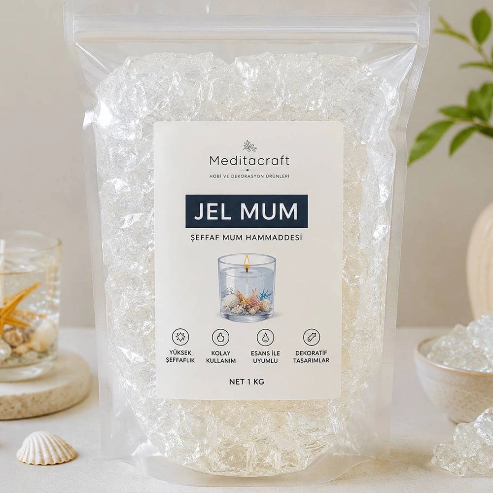 Şeffaf Jel Mum | Kavanoz ve Dekoratif Mum Hammaddesi